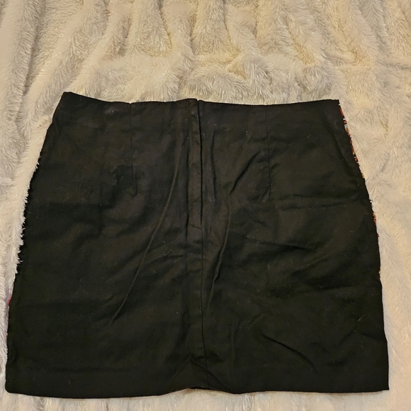 H&M Boho Beaded Mini Skirt. Size 10 - Picture 3 of 5